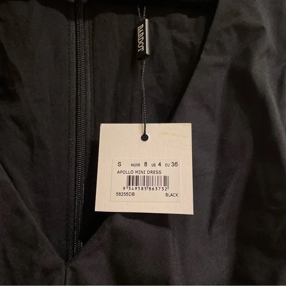 Revolve BARDOT NWT Apollo Fit & Flare Cutout Mini Dress Black Size Small - Picture 9 of 10